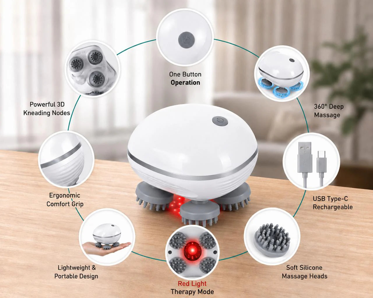Electric Hair Scalp Massager – Relax, Refresh & Revive